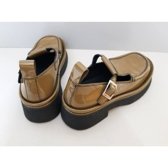 E8 By Miista Cathy Platform Mary Jane in Khaki Olive Size 40 - Picture 3 of 5